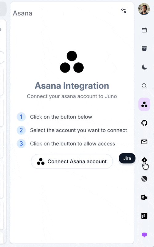 Planning Asana and Jira work in Juno